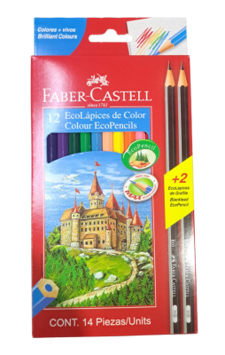 LAPICES 12 COLORES FAB1