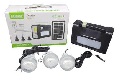 P KIT DE ILUMINACION PORTATIL  GD-8019