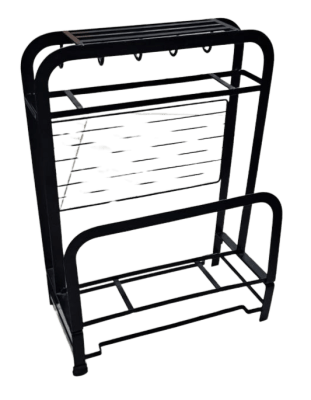 ESPECIERO METALICO NEGRO