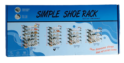 P/28 RACK ZAPATERO SIMPLE 6 NIVELES