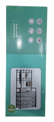 P/10 ZAPATERO PERCHERO 5 NIVELES