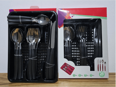 P/25 SET DE CUBIERTOS 25PCS1