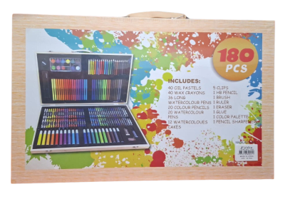 P/10 SET DE ARTE MADERA 180PCS1