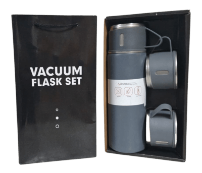 (P24) SET TERMO CON TAZAS NEGRO
