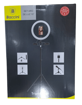 P/10 SET ARO DE LUZ CON TRIPODE 1.6MTS