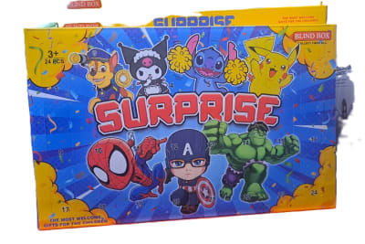 CAJITA FIGURAS SORPRESA 24 PCS1