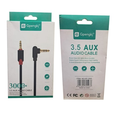 CABLE AUXILIAR DE AUDIO 3METROS 50371