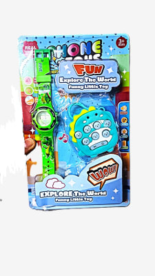 LLAVERO POP IT CON RELOJ