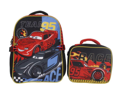 MOCHILA CON LONCHERA CARS1