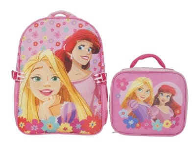 MOCHILA CON LONCHERA PRINCESAS1