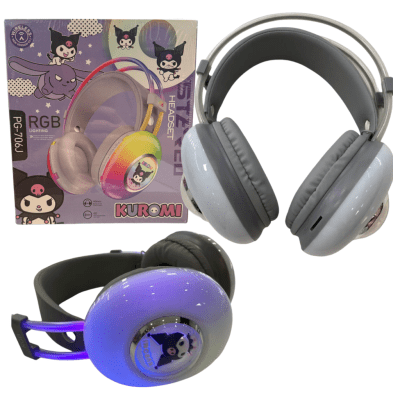 P/60 AUDIFONO RGB KUROMI PG-706J1