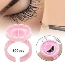 ANILLO PARA PEGAMENTO DE PESTAÑA 100 PCS1