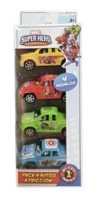 PACK 4 AUTOS AVENGERS1
