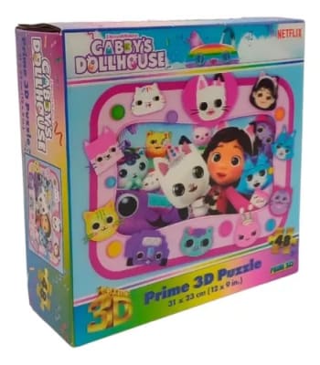 PUZZLE 3D 24PCS GABBYS DOLLHOUSE
