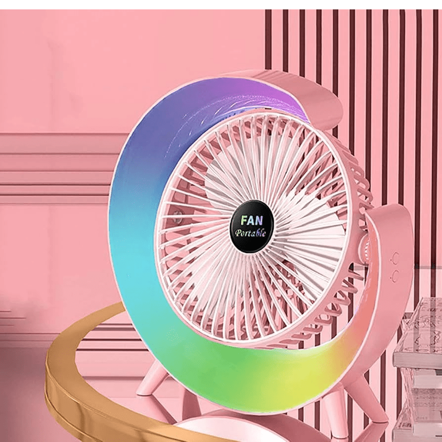 VENTILADOR ESCRITORIO RGB USB 0