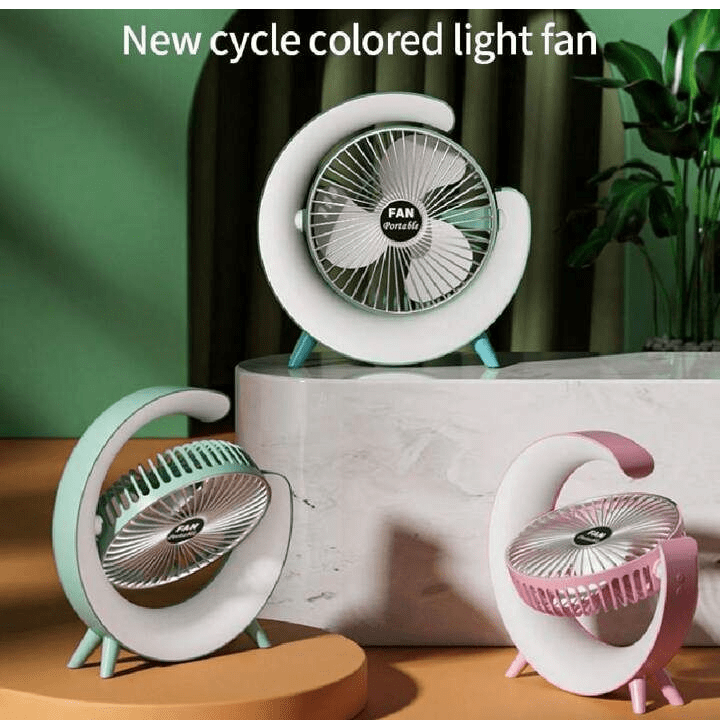 VENTILADOR ESCRITORIO RGB USB2