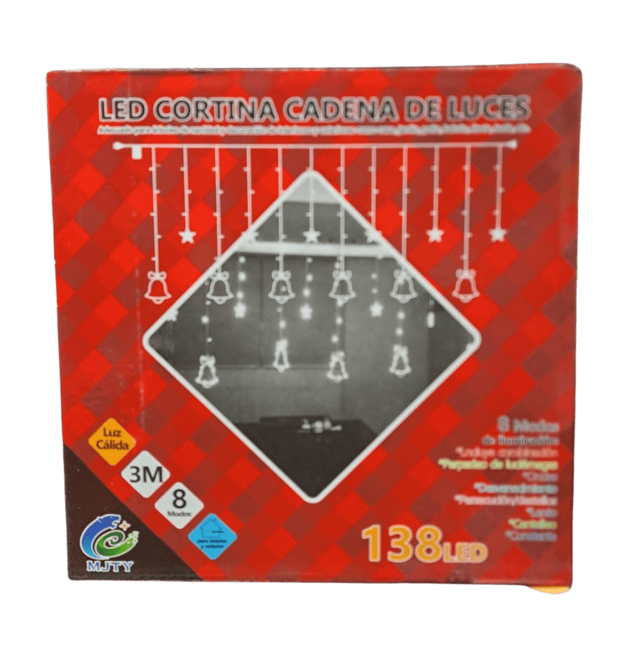 CORTINA SURTIDA ENCHUFE NAVIDEÑA 0