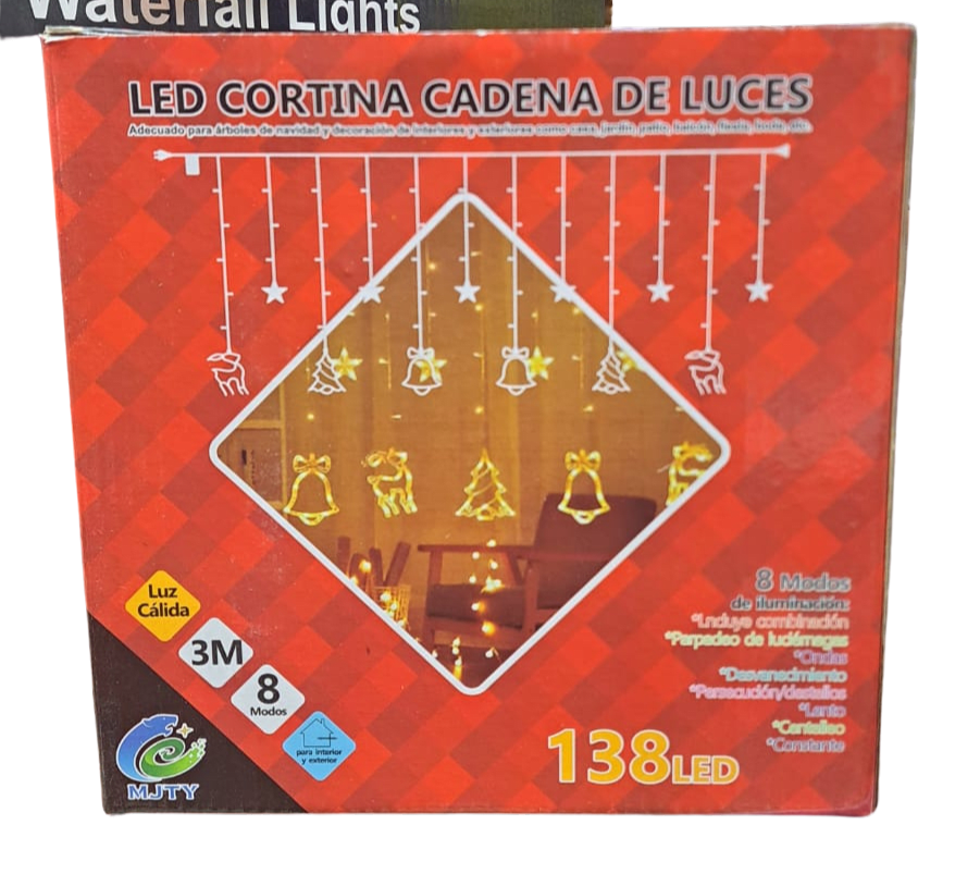 CORTINA SURTIDA ENCHUFE NAVIDEÑA4