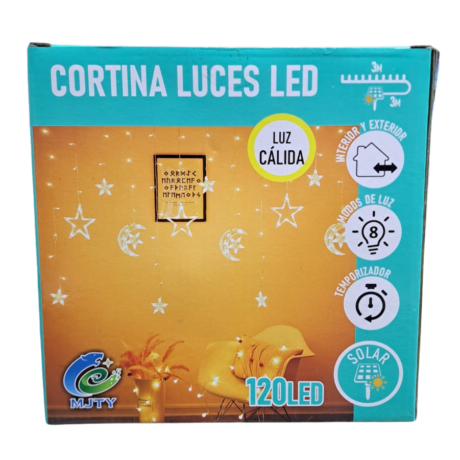 CORTINA CARGA SOLAR SURTIDA NAVIDEÑA2