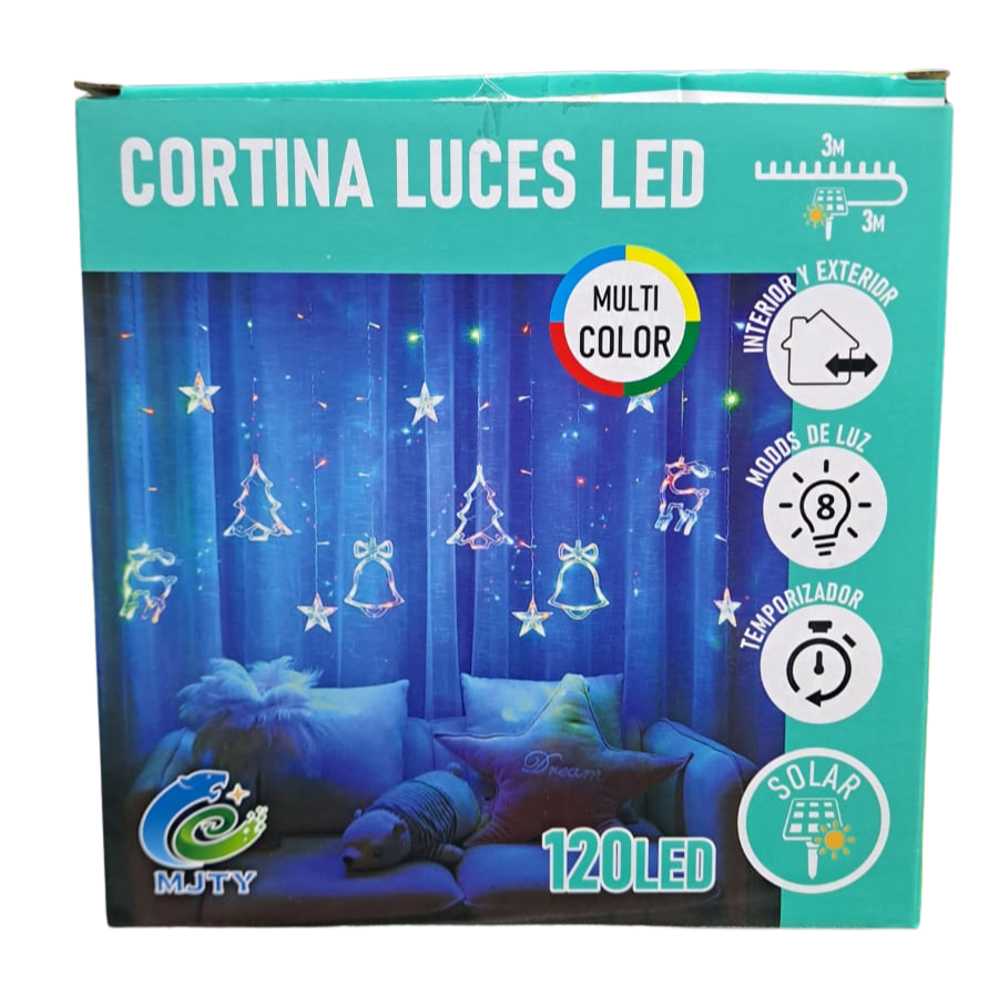 CORTINA CARGA SOLAR SURTIDA NAVIDEÑA3