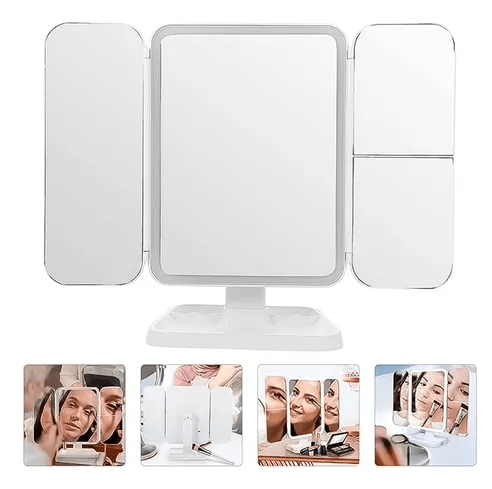 P/16 ESPEJO MAQUILLAJE LED PLEGABLE3