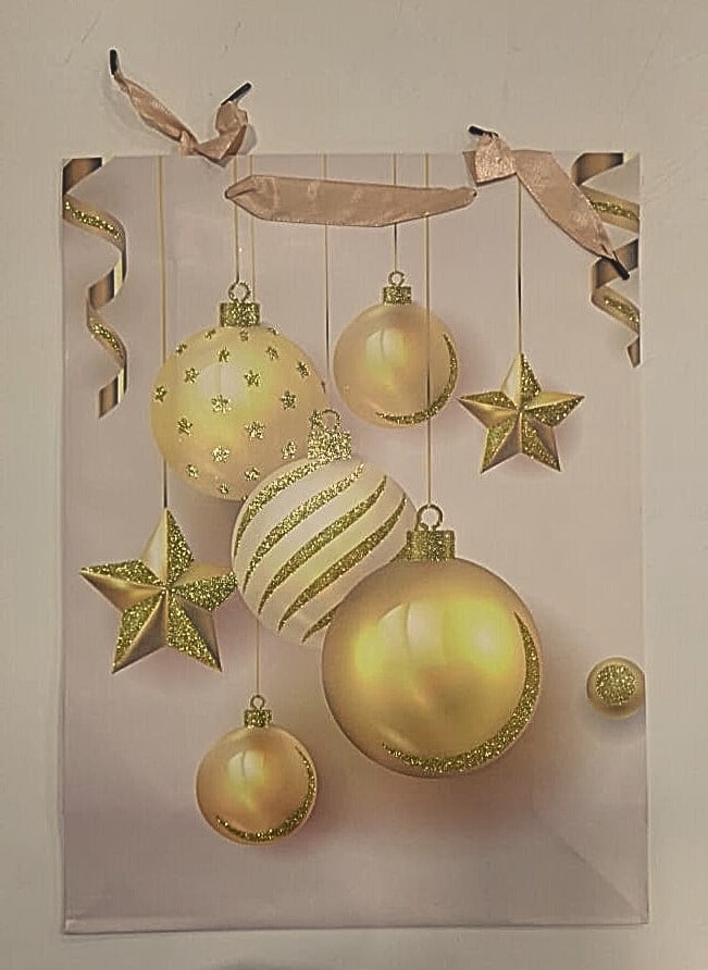 PACK 10 BOLSAS REGALO NAVIDEÑA 42X123