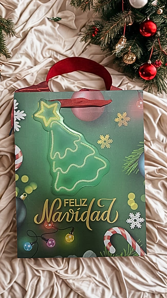 PACK 10 BOLSAS REGALO NAVIDEÑA 23X10 0