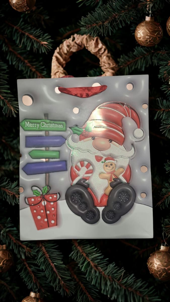 PACK 10 BOLSAS REGALO NAVIDEÑA 32X103