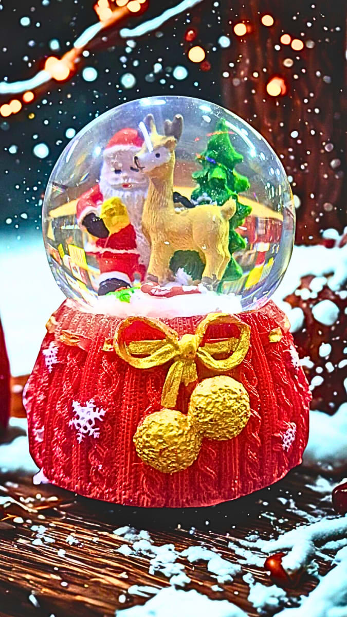 BOLA DE NIEVE PAPA NOEL PEQUEÑA2