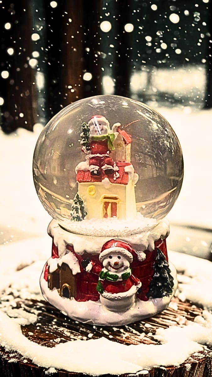 BOLA DE NIEVE PAPA NOEL PEQUEÑA6