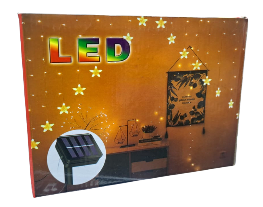 CORTINA CARGA SOLAR SURTIDA NAVIDEÑA 0