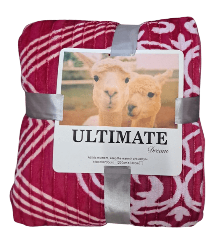 FRAZADA 2 PLAZAS CON DISEÑO2