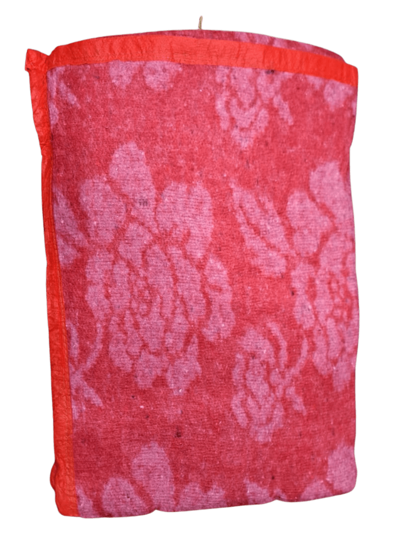 FRAZADA 2 PLAZA CON FLORES4