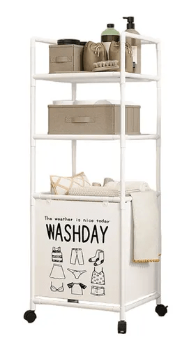 P/20 RACK DE BAÑO CON CANASTO 0