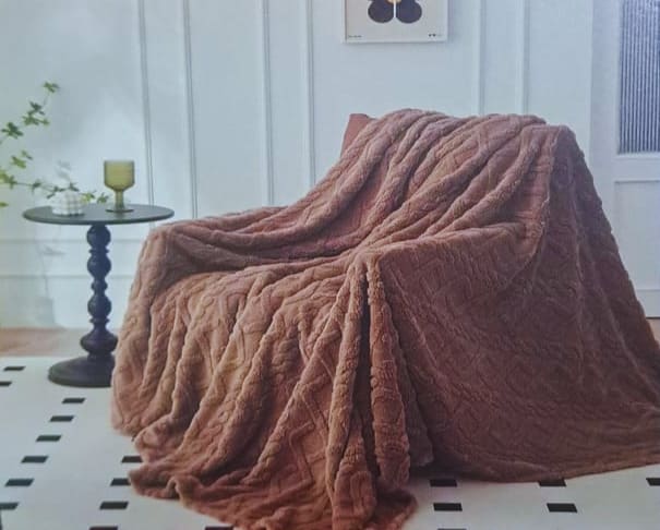 FRAZADA TRENZADA DONNA 2 PLAZAS2