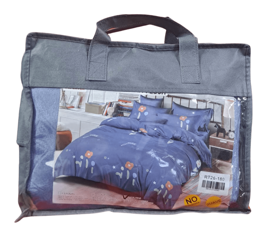 SABANA PLUSH CON DISEÑO 2.5 PLAZA2