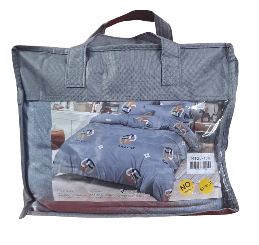 SABANA PLUSH CON DISEÑO 2.5 PLAZA3