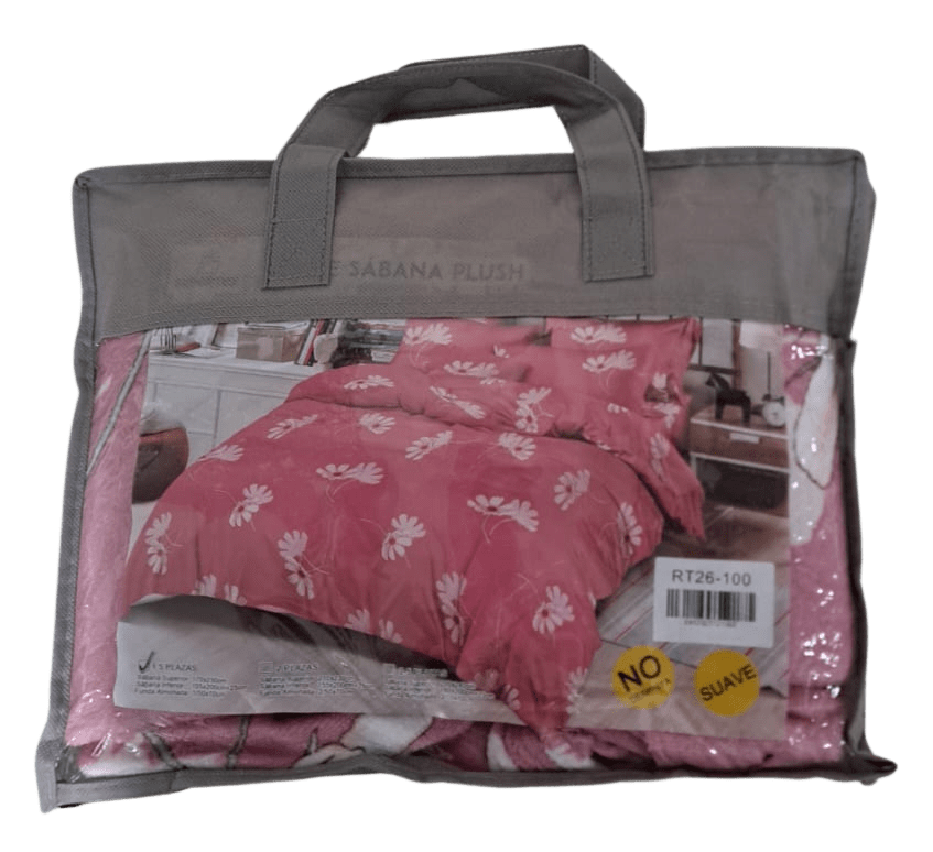 SABANA PLUSH CON DISEÑO 1.5 PLAZA3