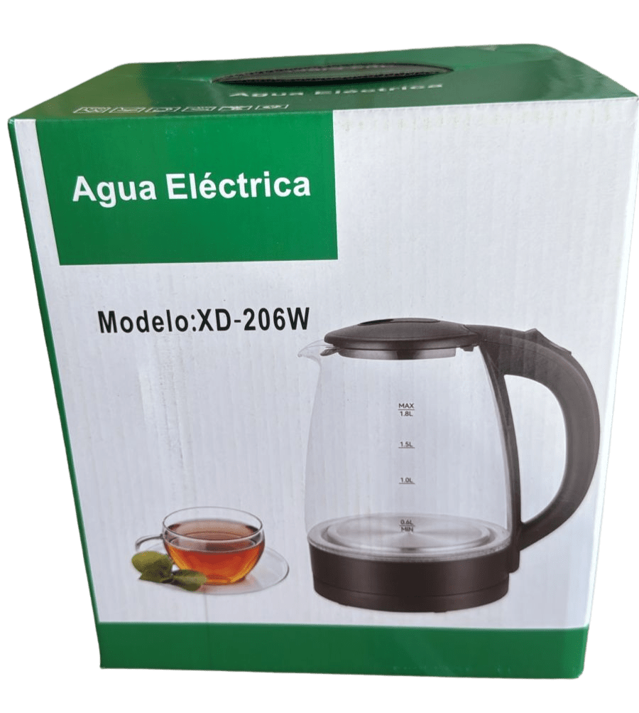 P/12 HERVIDOR DE VIDRIO MODELO XD-206W2