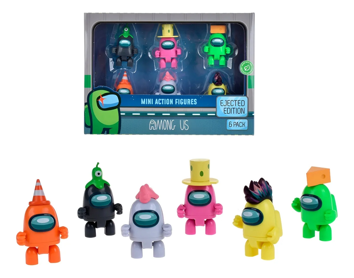 MINI FIGURAS AMONG US 6 PCS 0