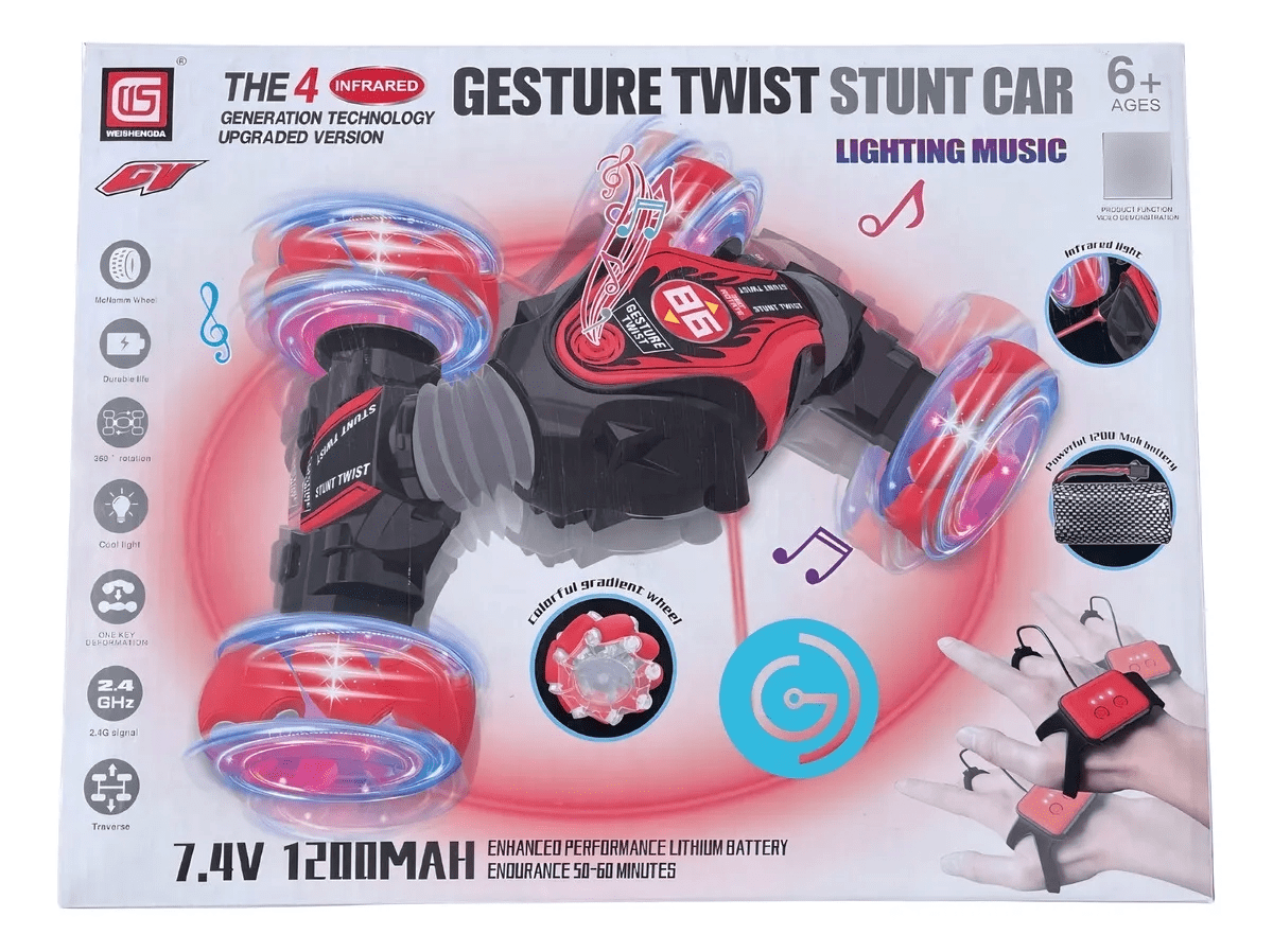 AUTO A CONTROL REMOTO GESTURE CON DOS CONTROLES 0