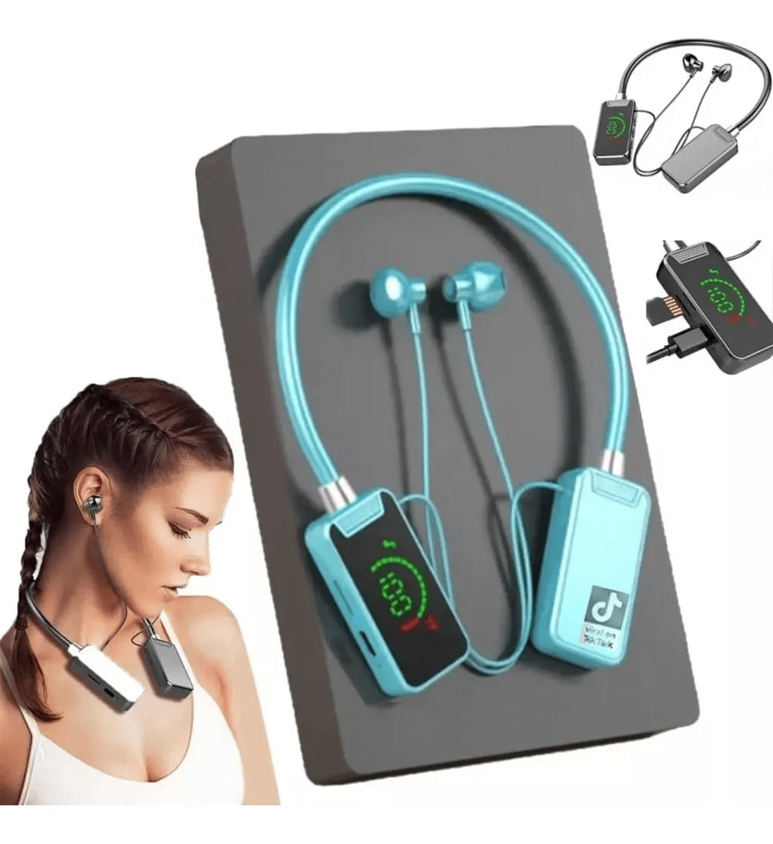 P/100 AURICULAR BLUETOOTH CON CABLE K953