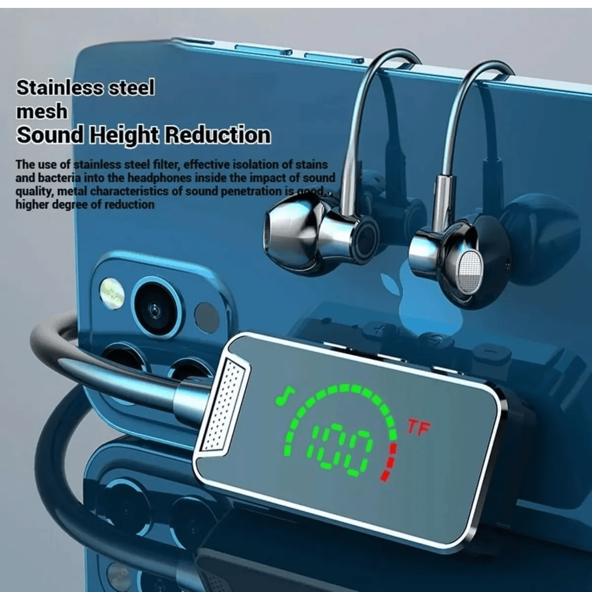 P/100 AURICULAR BLUETOOTH CON CABLE K95 0
