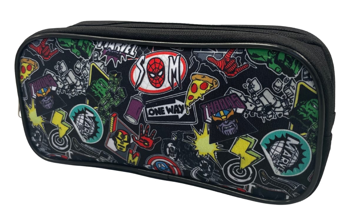 ESTUCHE SATIN DOBLE CIERRE MARVEL 0