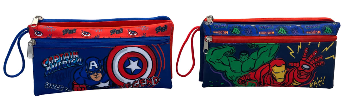 ESTUCHE DOBLE CIERRE AVENGERS 2 DISEÑOS 0