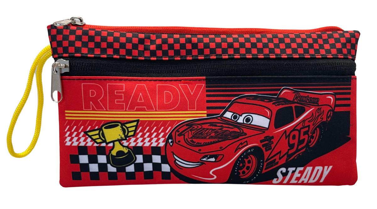 ESTUCHE DOBLE CIERRE CARS 0