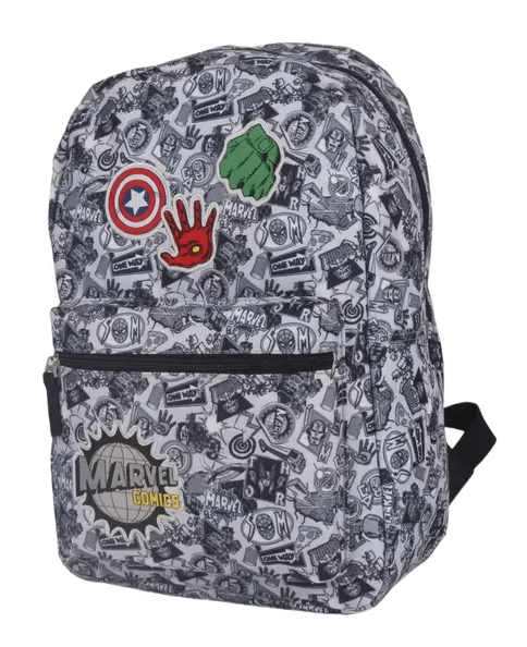 MOCHILA JUVENIL MARVEL PARCHES2