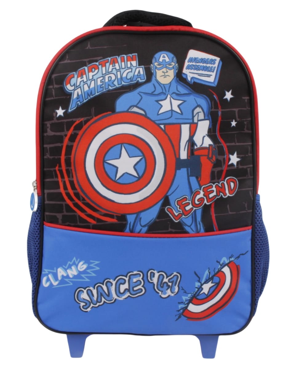 MOCHILA INFANTIL CON RUEDAS 15 AVENGERS 2 DISEÑOS1