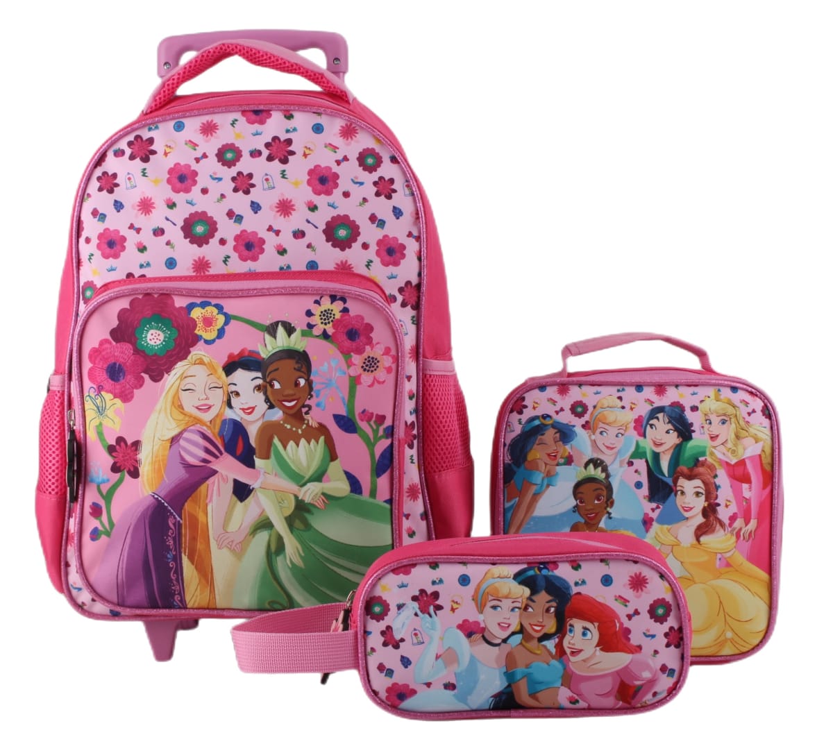 SET PROMO BTS 3 PIEZAS MOCHILA 15 PRINCESS 0