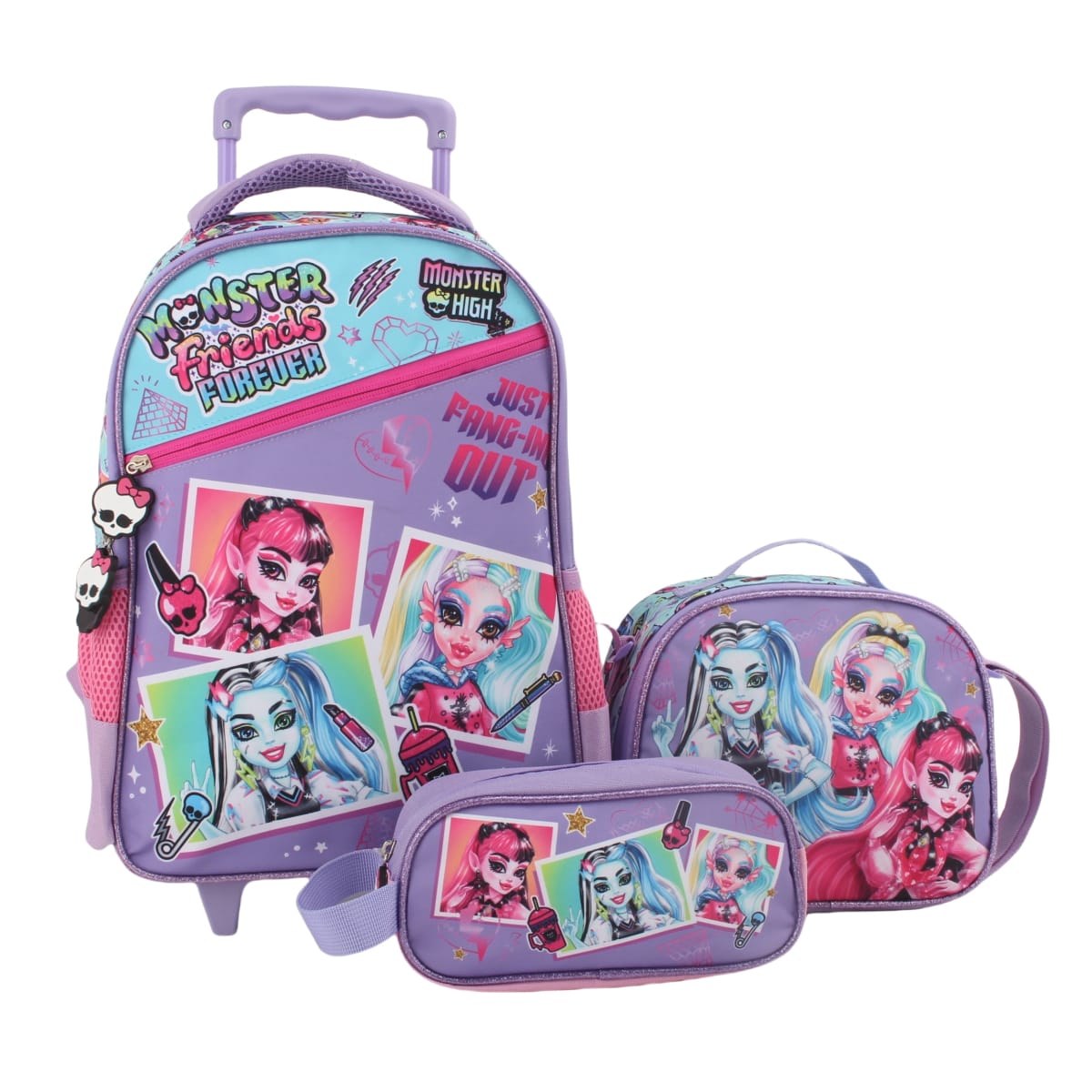SET PROMO BTS CON RUEDAS 3 PIEZAS MONSTER HIGH1